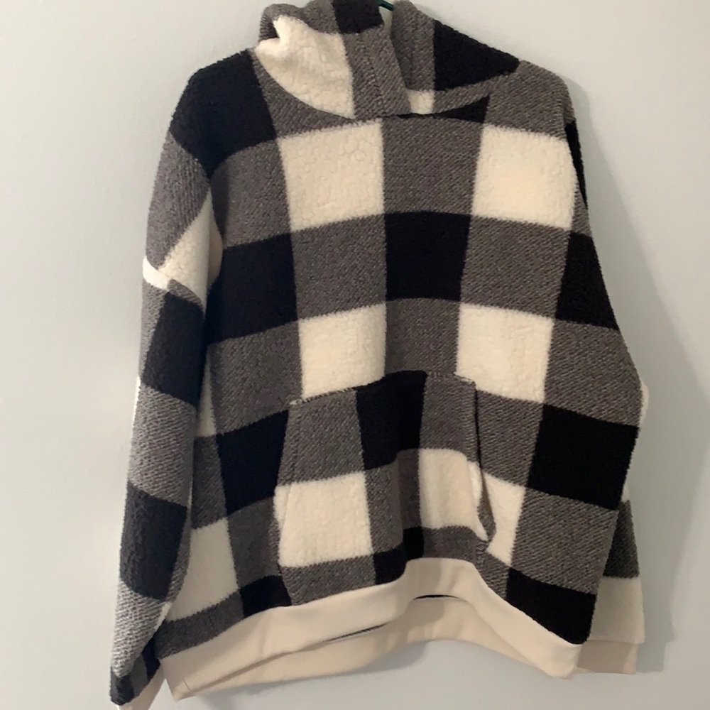 American Eagle flannel hoodie - Picture 1 of 3